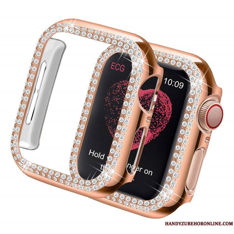 Apple Watch Series 1 Coque Placage Or Protection Difficile Légères Strass Incruster Strass