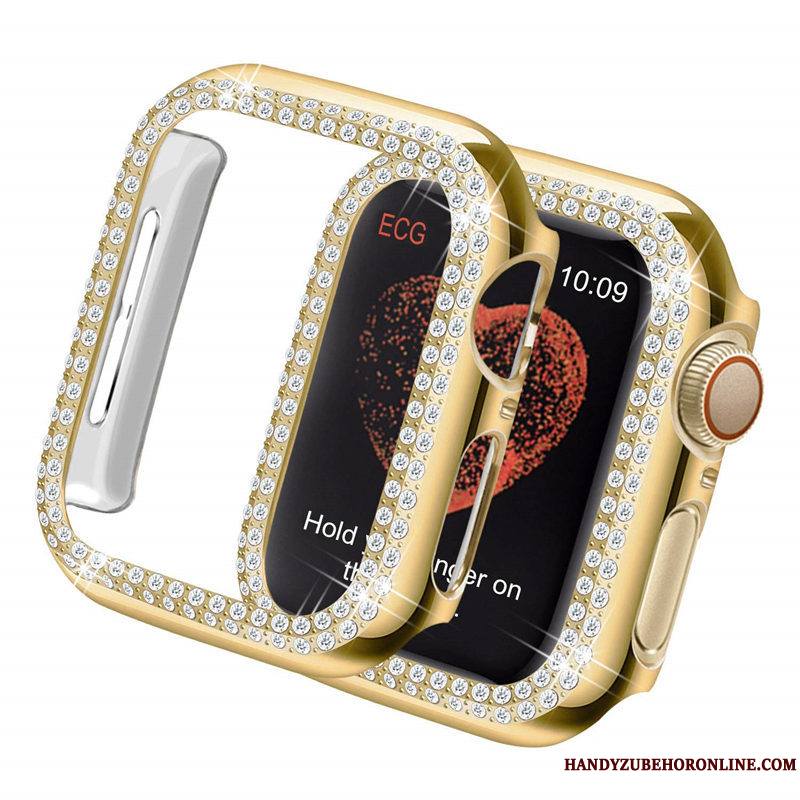 Apple Watch Series 1 Coque Placage Or Protection Difficile Légères Strass Incruster Strass