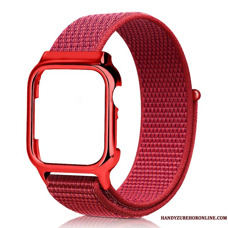 Apple Watch Series 1 Nylon Tendance Personnalité Rose Coque Créatif