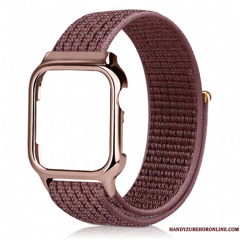 Apple Watch Series 1 Nylon Tendance Personnalité Rose Coque Créatif