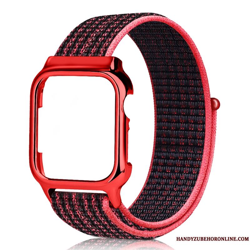 Apple Watch Series 1 Nylon Tendance Personnalité Rose Coque Créatif