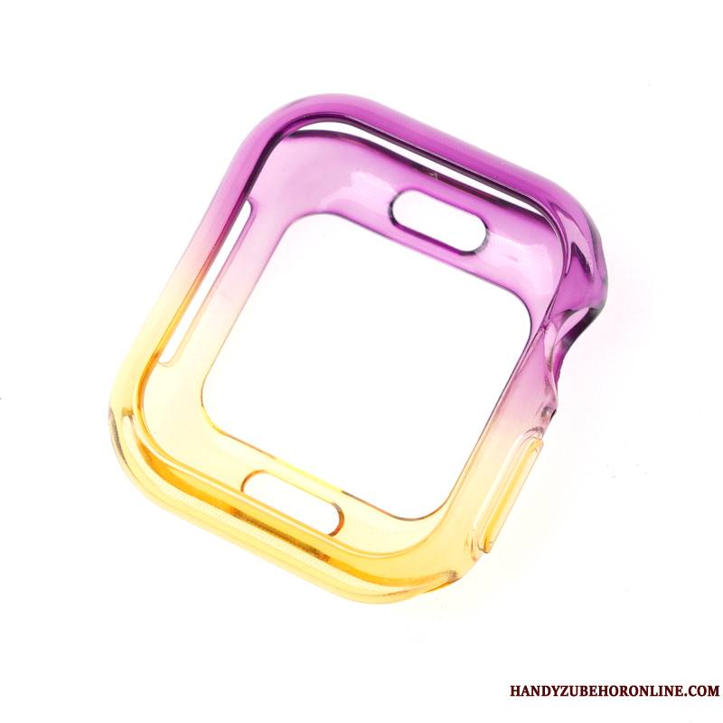 Apple Watch Series 1 Protection Personnalité Coque Incassable Dégradé Transparent Bleu