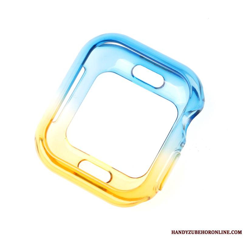 Apple Watch Series 1 Protection Personnalité Coque Incassable Dégradé Transparent Bleu