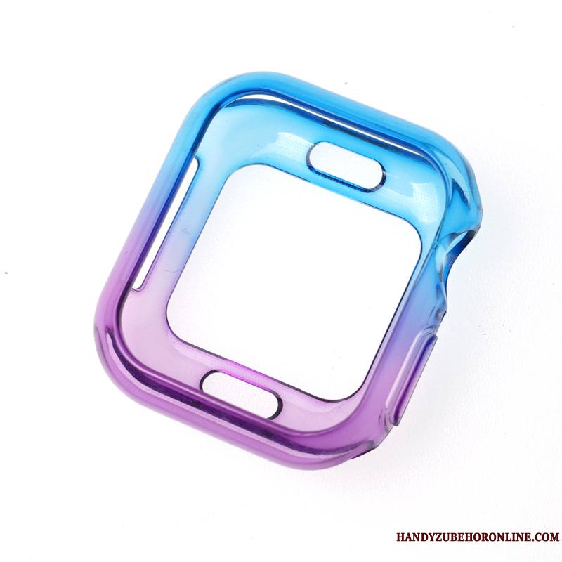 Apple Watch Series 1 Protection Personnalité Coque Incassable Dégradé Transparent Bleu