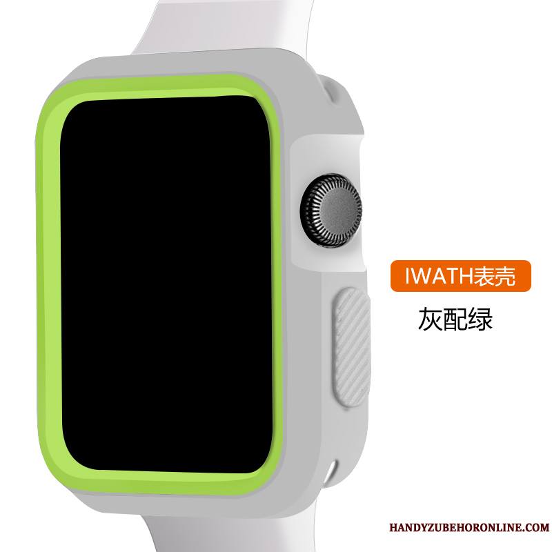 Apple Watch Series 1 Sport Tout Compris Silicone Protection Coque Blanc