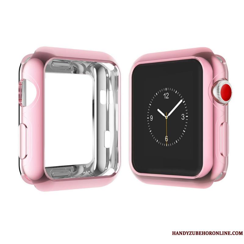 Apple Watch Series 1 Étui Protection Blanc Coque Placage Jours