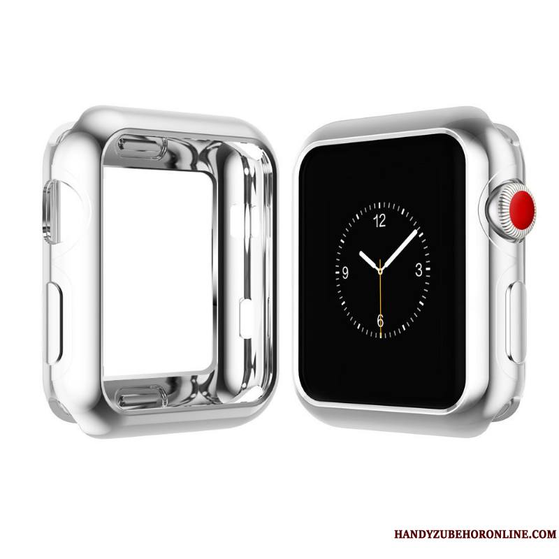 Apple Watch Series 1 Étui Protection Blanc Coque Placage Jours