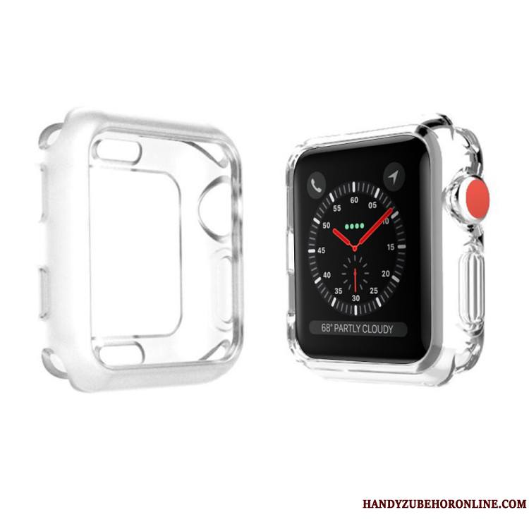 Apple Watch Series 1 Étui Protection Blanc Coque Placage Jours