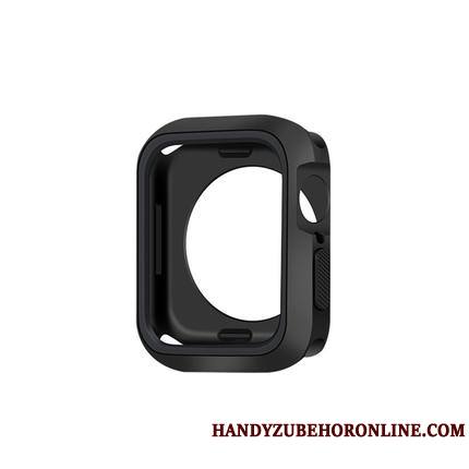 Apple Watch Series 2 Bicolore Étui Coque Noir Silicone Fluide Doux Créatif