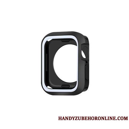 Apple Watch Series 2 Bicolore Étui Coque Noir Silicone Fluide Doux Créatif