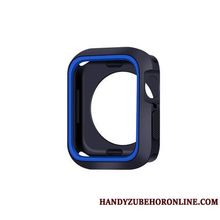 Apple Watch Series 2 Bicolore Étui Coque Noir Silicone Fluide Doux Créatif