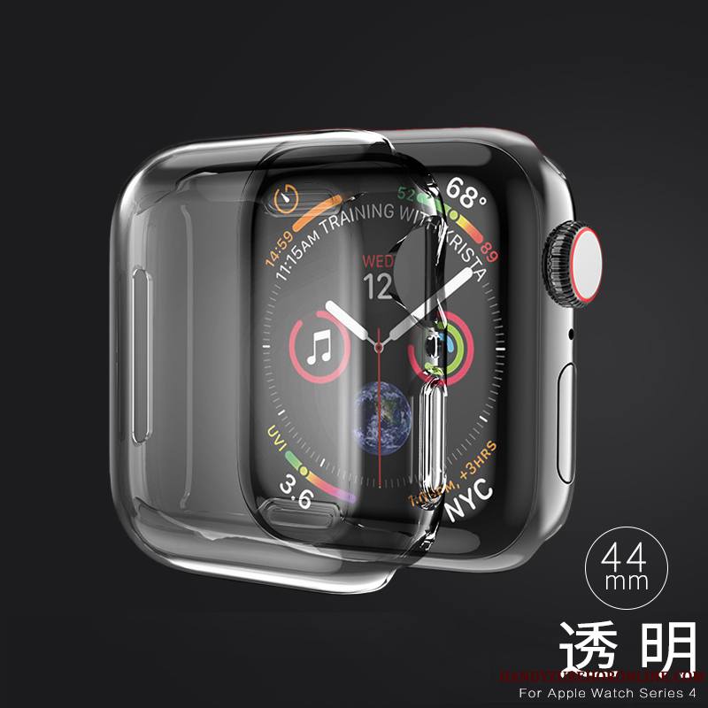 Apple Watch Series 2 Coque Protection Très Mince Fluide Doux Tout Compris Placage Argent Silicone