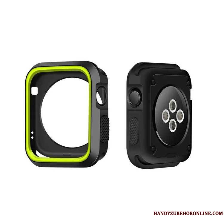 Apple Watch Series 2 Noir Fluide Doux Étui Coque