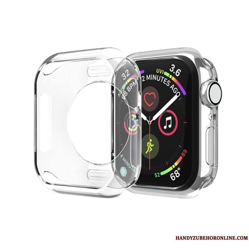Apple Watch Series 3 Coque Silicone Or Étui Fluide Doux Membrane Très Mince Protection