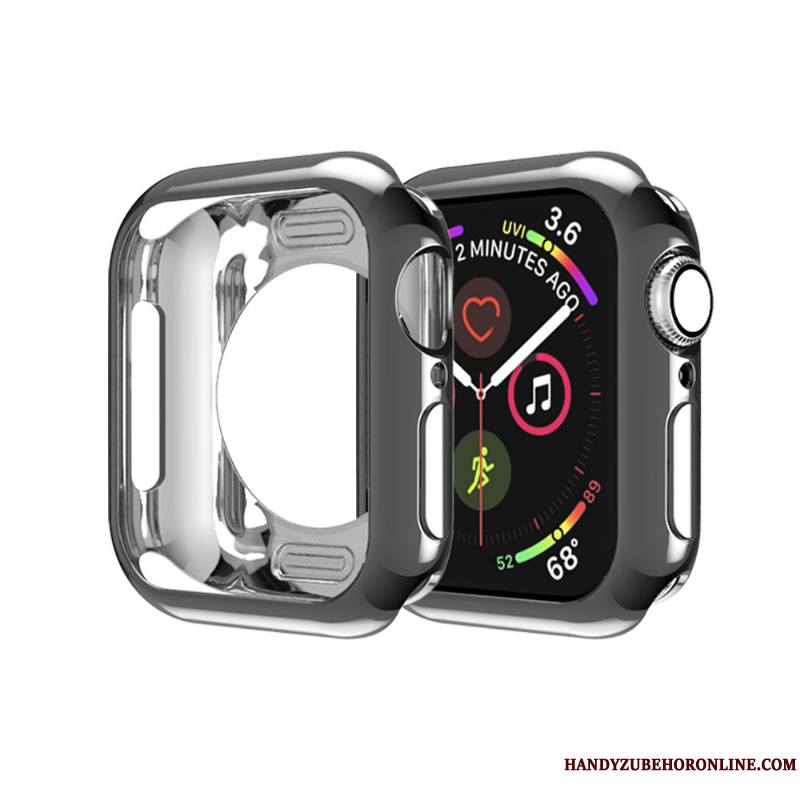 Apple Watch Series 3 Coque Silicone Or Étui Fluide Doux Membrane Très Mince Protection