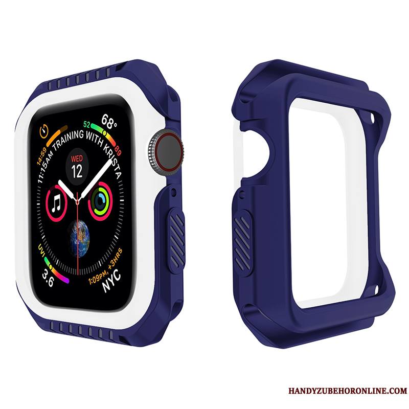 Apple Watch Series 3 Incassable Coque Violet Protection Silicone Étui Fluide Doux