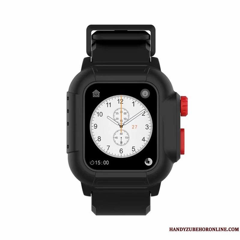 Apple Watch Series 3 Protection Tendance Running Noir Étui Coque Imperméable