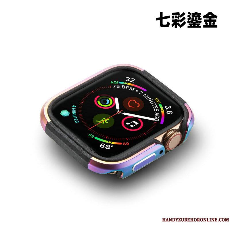 Apple Watch Series 4 Incassable Coque Protection Border Métal