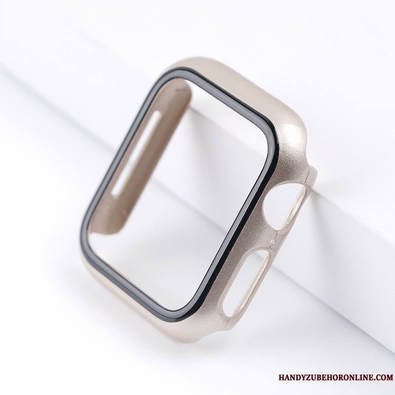 Apple Watch Series 4 Jours Blanc Protection Bicolore Coque Sac Étui