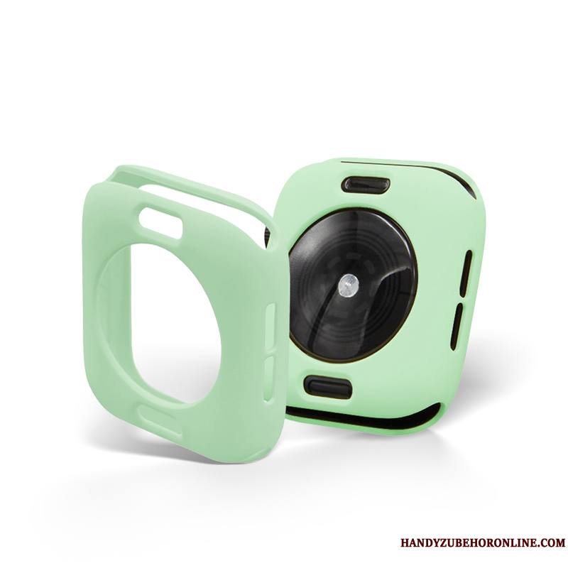 Apple Watch Series 4 Protection Bleu Coque Tout Compris En Silicone Membrane Étui