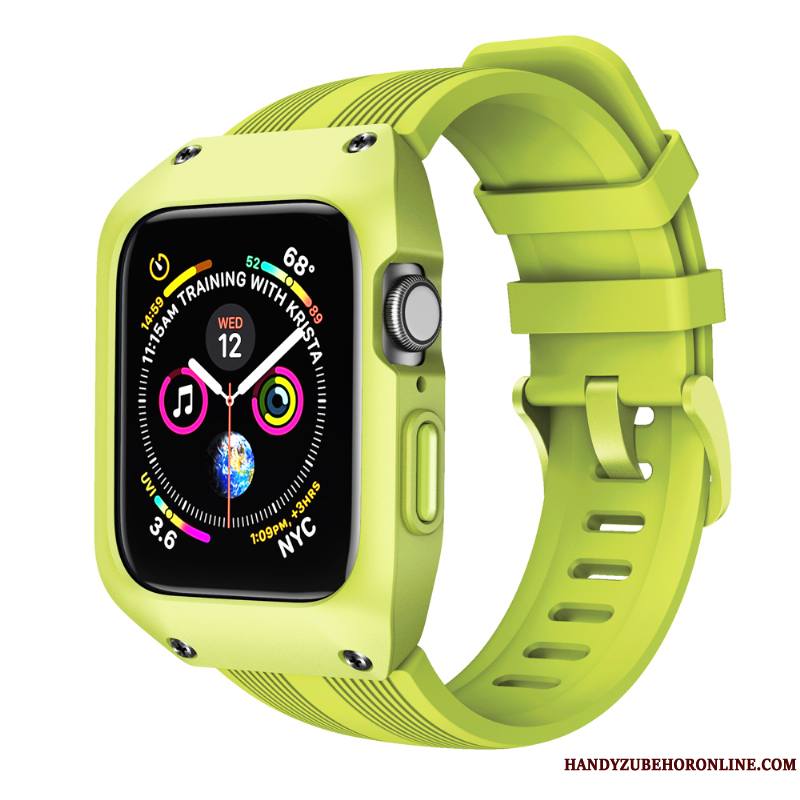 Apple Watch Series 4 Protection Coque Sport Étui Incassable Créatif Vert