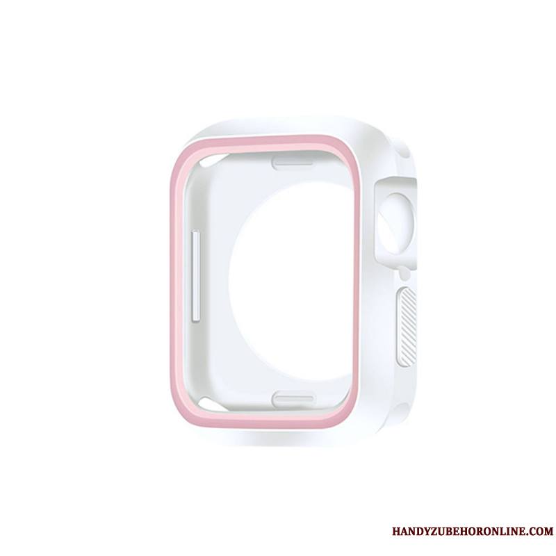 Apple Watch Series 4 Silicone Coque Fluide Doux Protection Bleu