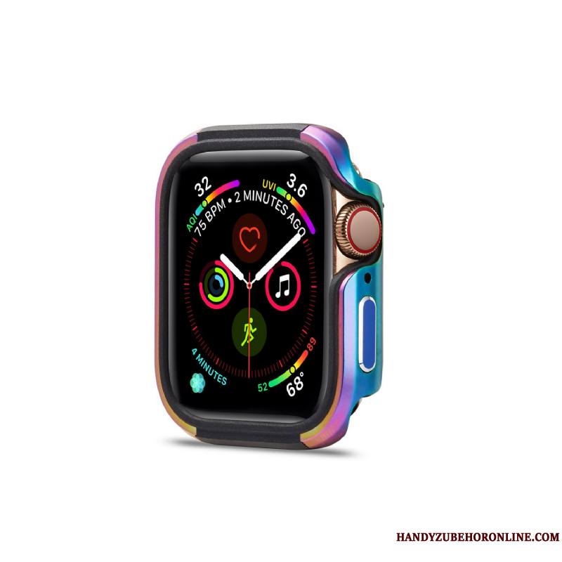 Apple Watch Series 5 Border Protection Étui Incassable Alliage Coque Métal