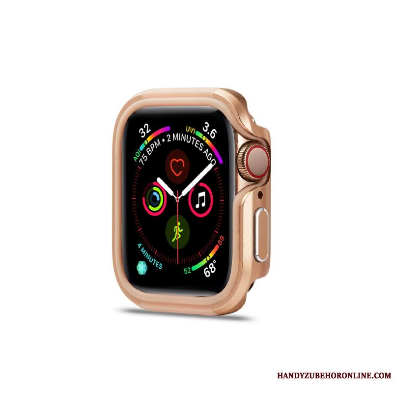 Apple Watch Series 5 Border Protection Étui Incassable Alliage Coque Métal