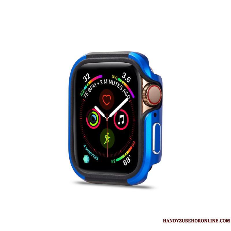 Apple Watch Series 5 Coque Difficile Bleu Protection Étui Fluide Doux Border