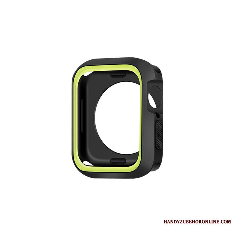 Apple Watch Series 5 Créatif Silicone Bicolore Protection Personnalité Étui Coque