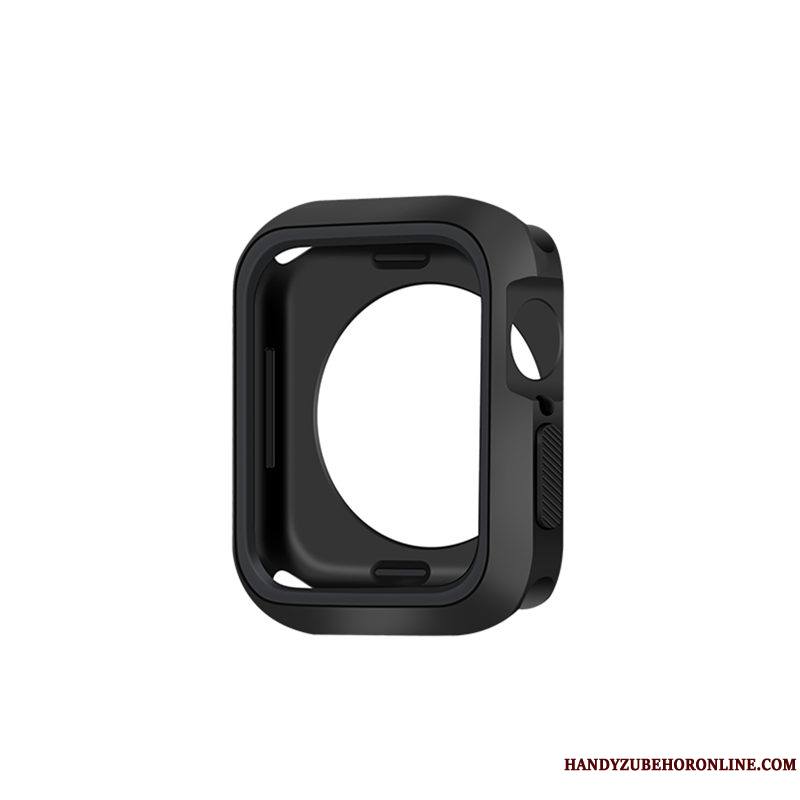 Apple Watch Series 5 Créatif Silicone Bicolore Protection Personnalité Étui Coque