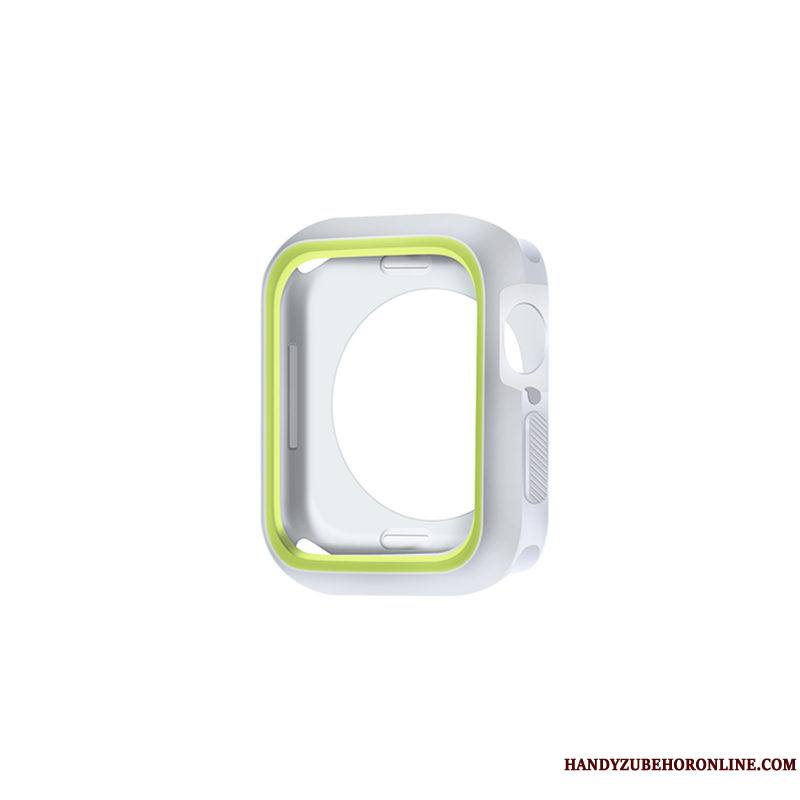 Apple Watch Series 5 Créatif Silicone Bicolore Protection Personnalité Étui Coque