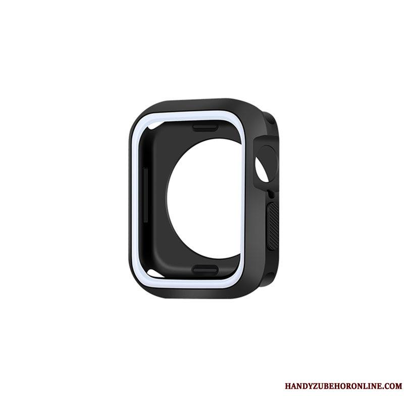 Apple Watch Series 5 Créatif Silicone Bicolore Protection Personnalité Étui Coque