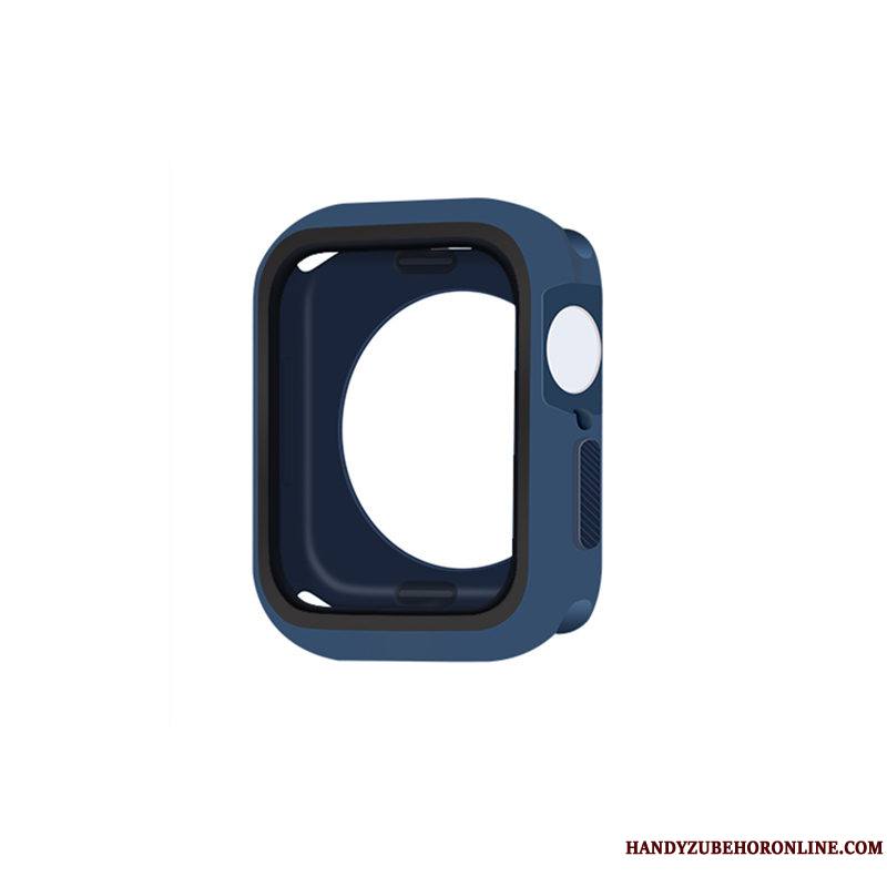 Apple Watch Series 5 Créatif Silicone Bicolore Protection Personnalité Étui Coque