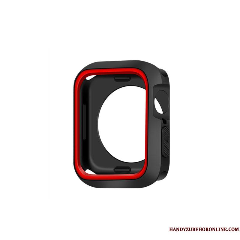 Apple Watch Series 5 Créatif Silicone Bicolore Protection Personnalité Étui Coque