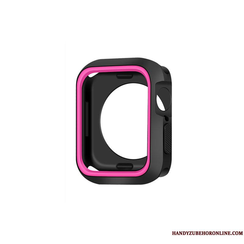 Apple Watch Series 5 Créatif Silicone Bicolore Protection Personnalité Étui Coque