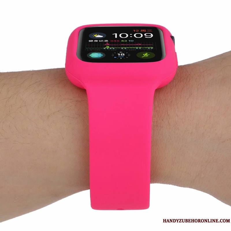 Apple Watch Series 5 Nouveau Tendance Mode Rouge Protection Sport Coque