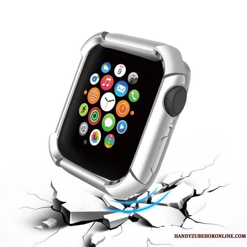 Apple Watch Series 5 Protection Incassable Tendance Tout Compris Bovins Coque Placage