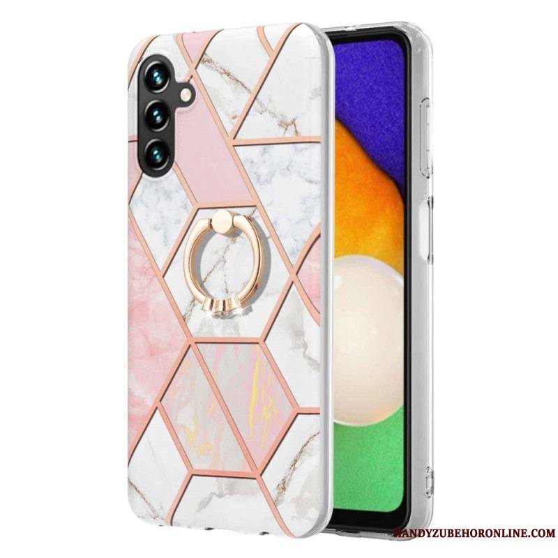 Coque A54 5G Marbre avec Anneau-Support