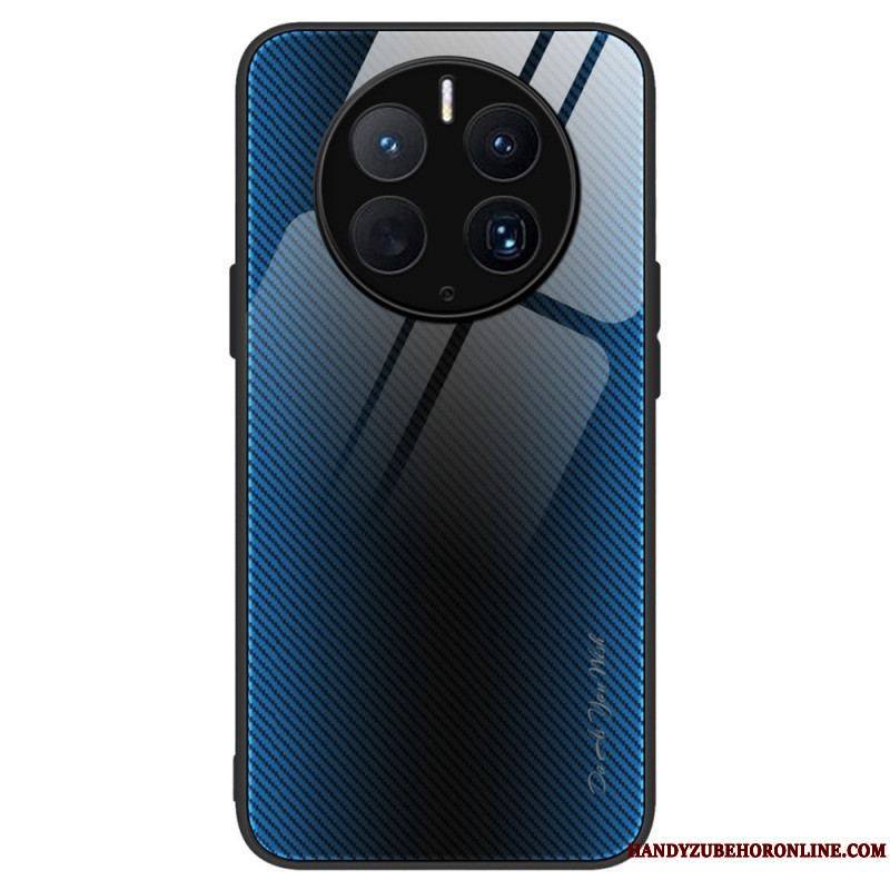 Coque Huawei Mate 50 Pro Verre Trempé Fibre Carbone