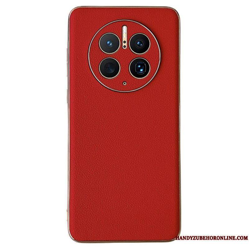 Coque Huawei Mate 50 Pro Véritable Cuir Élégance