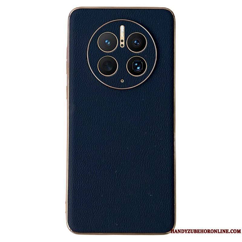 Coque Huawei Mate 50 Pro Véritable Cuir Élégance