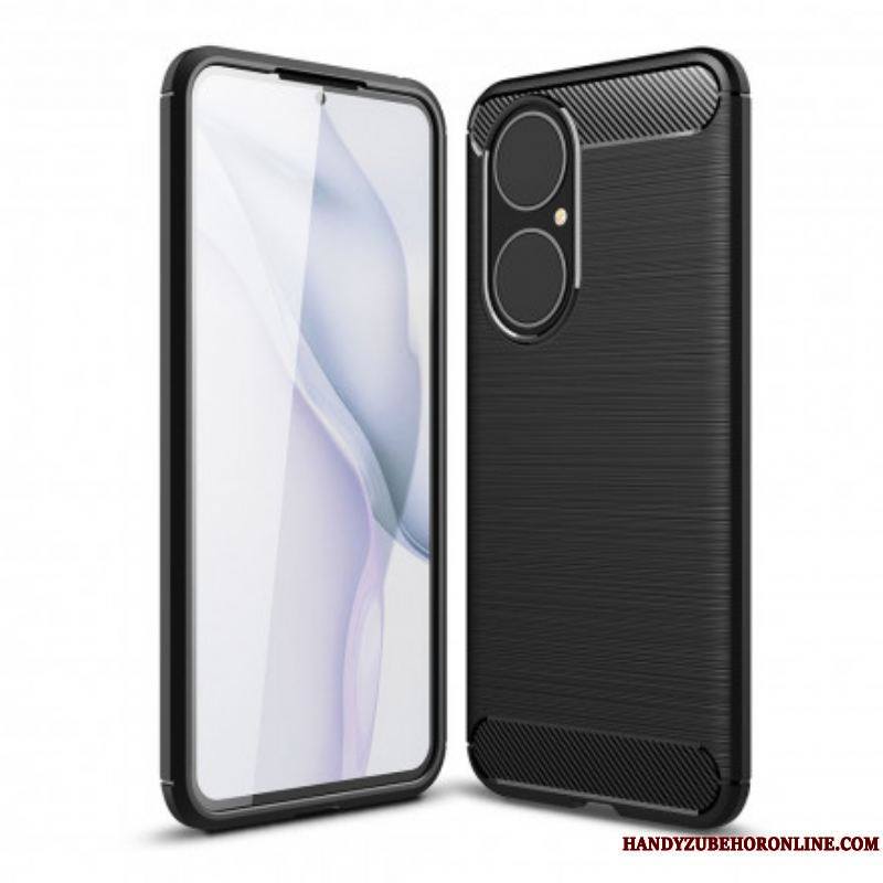 Coque Huawei P50 Fibre Carbone Brossée