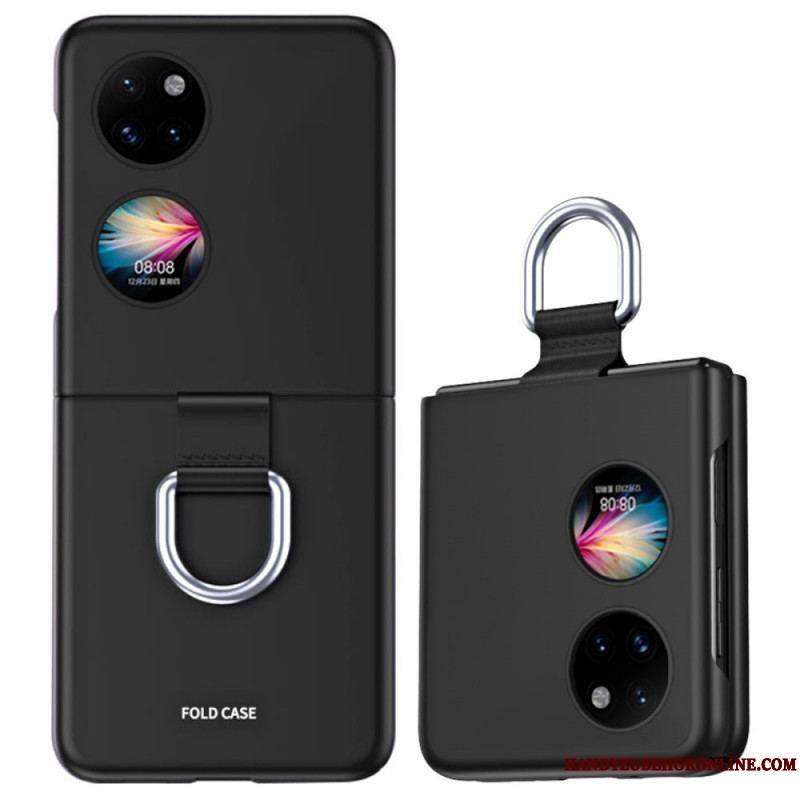 Coque Huawei P50 Pocket Skin-Touch avec Anneau