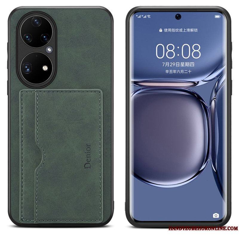 Coque Huawei P50 Pro Porte-Cartes Denior