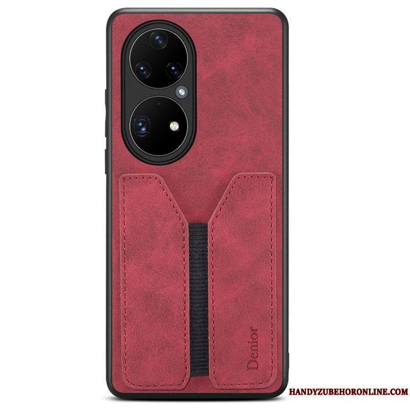 Coque Huawei P50 Pro Porte Cartes Élastique Denior