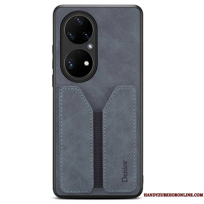 Coque Huawei P50 Pro Porte Cartes Élastique Denior