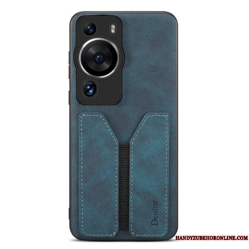 Coque Huawei P60 Pro Porte Cartes Élastique Denior