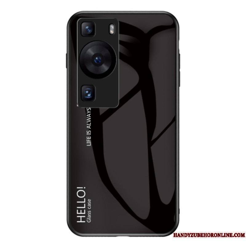 Coque Huawei P60 Pro Verre Trempé Hello