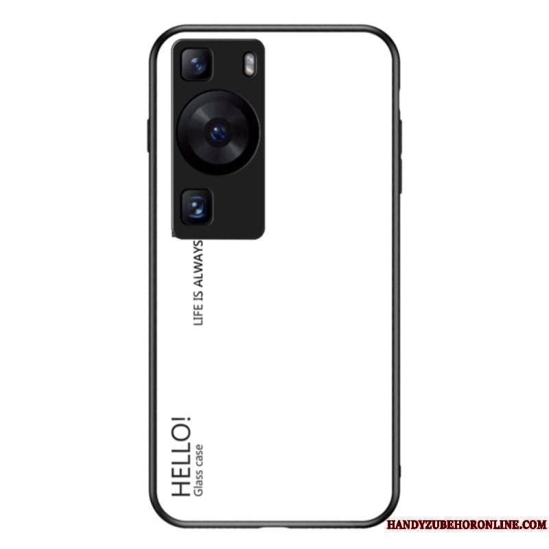 Coque Huawei P60 Pro Verre Trempé Hello